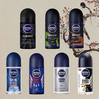 Lăn Ngăn Mùi NIVEA MEN Khô Thoáng | Ngăn ố áo | Mát Lạnh | Kháng khuẩn 50ml