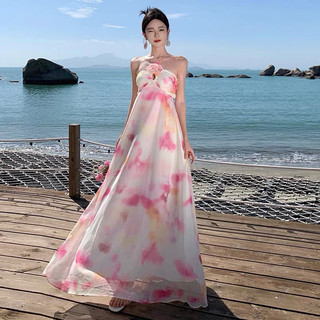 #4548 [Order] Đầm Quảng Châu chữ A chất voan tiểu thư ngọt ngào có size siêu xinh có lót trong