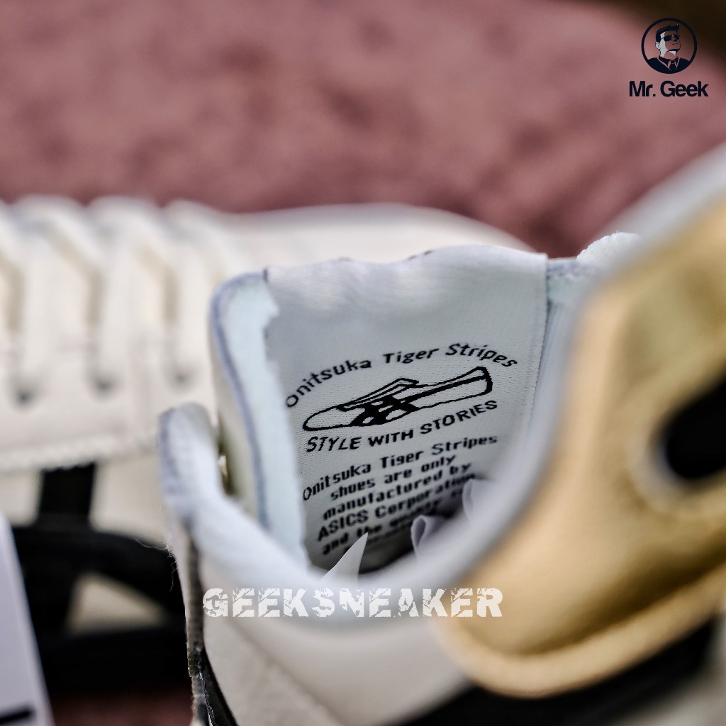 [Geeksneaker] Giày Sneaker Cổ thấp Onitsuka Tiger Tokuten  ' White Black Gold ' | BigBuy360 - bigbuy360.vn