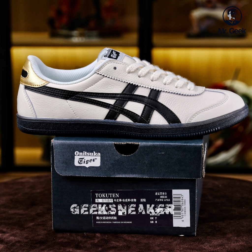 [Geeksneaker] Giày Sneaker Cổ thấp Onitsuka Tiger Tokuten  ' White Black Gold ' | BigBuy360 - bigbuy360.vn