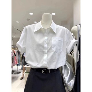 Sơmi phối túi form rộng QC