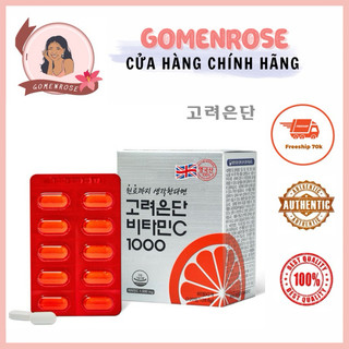 Viên Uống Vitamin C Eundan 1000 Số 1 Hàn Quốc Chống Nắng Trắng Da Mờ Nám 120v