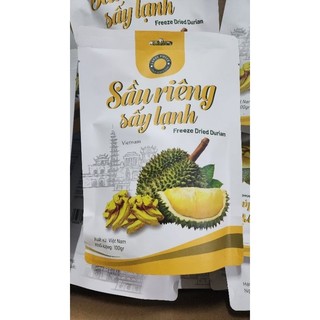 Sầu riêng sấy lạnh 100g cao cấp.