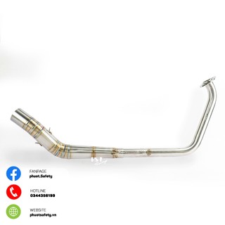 Cổ pô tăng r15v3 inox 304 cao câp lắp đặt cho pô độ
