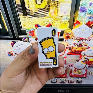 Tem Sticker Simsol lấp ló dán điện thoại
