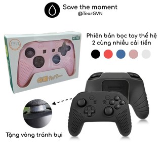 Bọc tay cầm Silicone mềm mịn Akitomo cho Switch Pro Controller