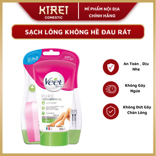 Kem tẩy lông veet 150g hàng nhật nội địa cho da nhạy cảm