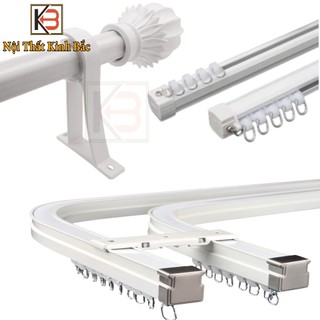Khung Ray treo rèm,Thanh treo rèm nhôm hợp kim cứng cáp