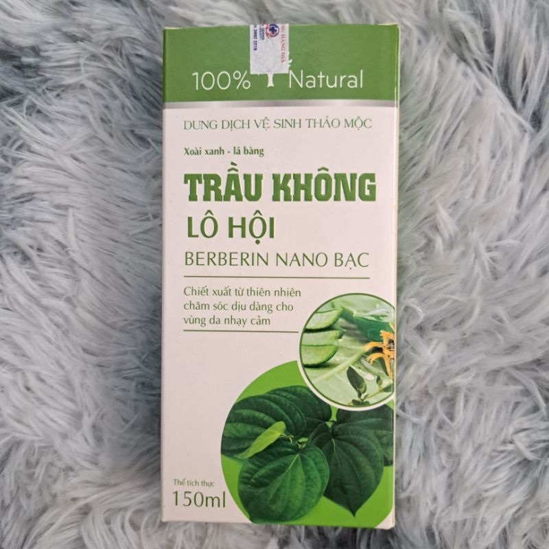 Dung Dịch Vệ Sinh Phụ Nữ Trầu Không 150ml Làm Hồng Giảm Nấm Ngứa Phụ Khoa