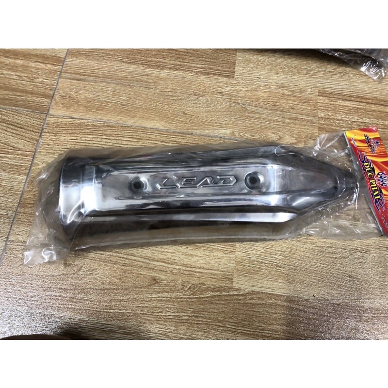 Ốp pô inox xe LEAD 2013->2016 (inox cao cấp sáng bóng )