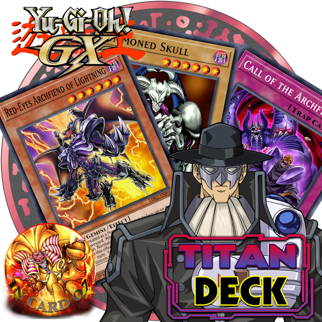 Bộ Bài Ma Vương Titan Yugioh GX [Bài in Yugioh Cao Cấp Cán Màng 2 Mặt]