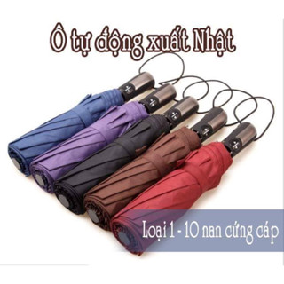 Ô Dù Che Mưa Nắng Gấp Gọn Tự Động Nhật Bản Cao Cấp, giao màu ngẫu nhiên