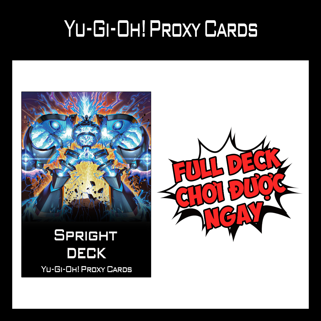 Bài YUGIOH - Spright Deck - Bài IN 1 MẶT (60 Cards)