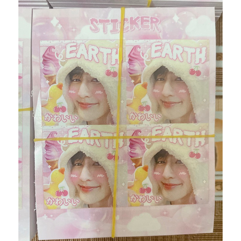 Sticker tấm Earth 5 tấm