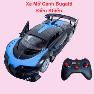 Xe điều khiển từ xa mở cánh ô tô điều khiển từ xa mở cánh mở đuôi có đèn pha sáng màu xanh di chuyển siêu tốc