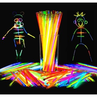 Que phát sáng dạ quang đủ màu sặc sỡ, lightstick phát sáng ban đêm