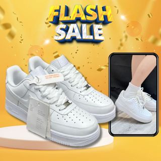 Giày Thể Thao Nam Nữ Af1 TRENDLUXE Sneaker Màu Trắng Quốc Dân