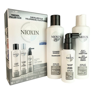 Bộ dầu gội Nioxin TrialKit chống rụng tóc System 1 150mlx2/50ml (Natural Hair)
