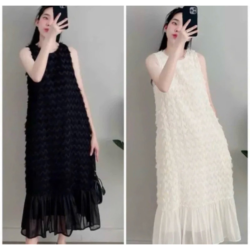 Váy đuôi cá phối lông