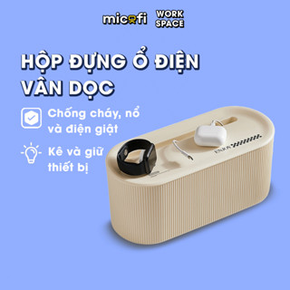 Hộp Đựng Ổ Cắm Điện Micofi, Hộp Che Ổ Điện, Sạc, Dây Điện Trang Trí Bảo Vệ An Toàn Bằng Nhựa