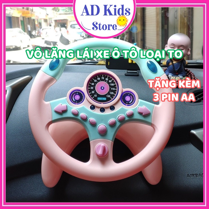Đồ chơi vô lăng ô tô cho bé bản Tiếng Anh