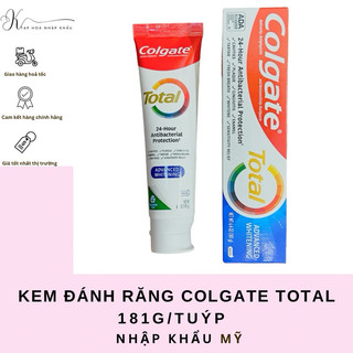 Kem đánh răng colgate total advanced whitening 181g/tuýp của mỹ