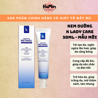 Kem dưỡng K Lady Care Premium Retinol Elastin 30ml - mẫu mới