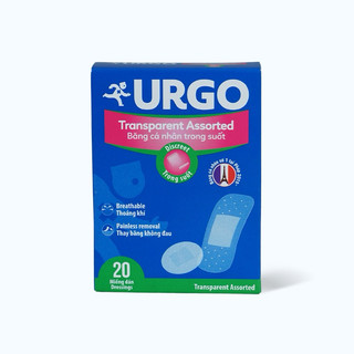 Băng cá nhân trong suốt Urgo Transparent