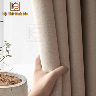 Rèm cửa vải thô che nắng, Rèm vải dệt 5 lớp che nắng cản nhiệt, giảm tiếng ồn