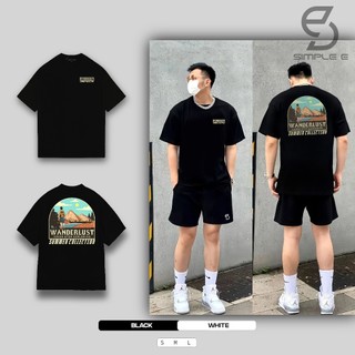 Áo Thun Unisex Local Brand SIMPLE "E" Form Oversize Cotton 100% SUMMER
