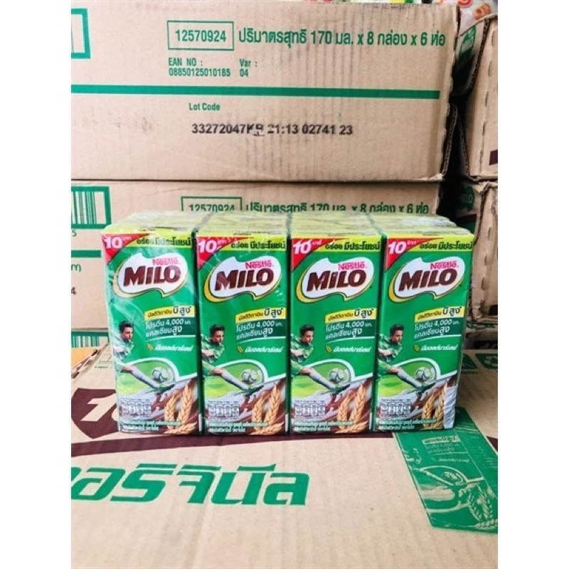 Sỉ 1 thùng milo thái 48 hộp 165ml