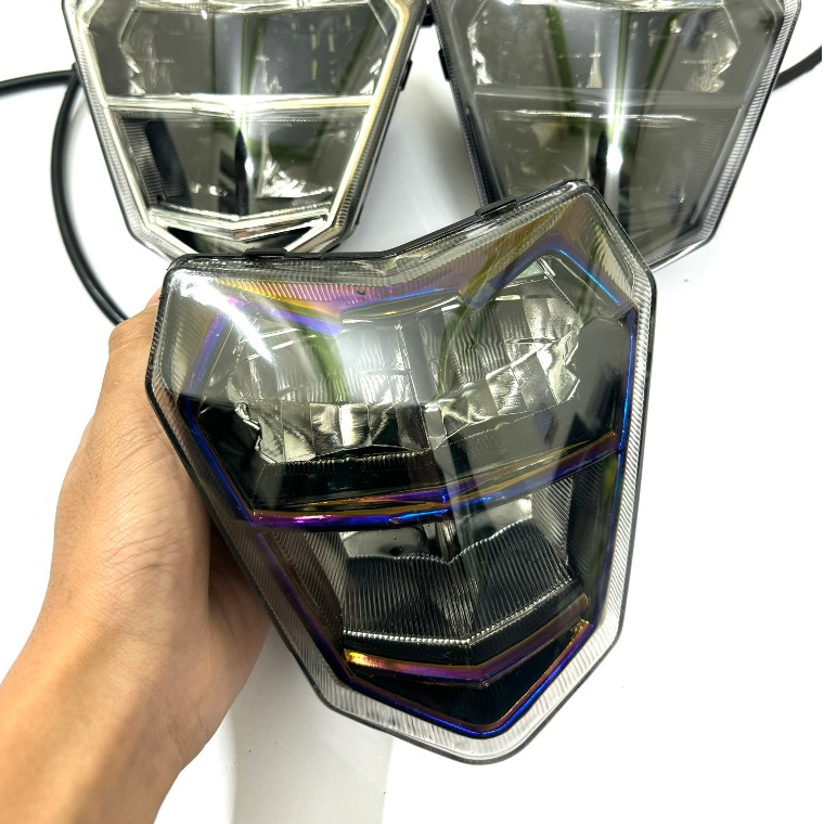  Đèn Led Zinpat 2 tầng xe điện xmen đen khói  DC 12v  bảo hành 6 tháng 