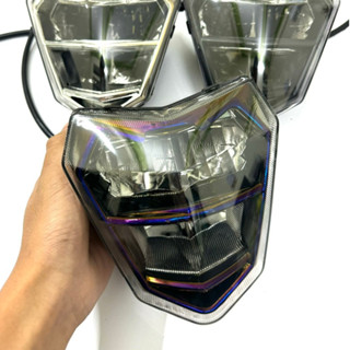 Đèn Led Zinpat 2 tầng xe điện xmen đen khói( DC 12v) bảo hành 6 tháng