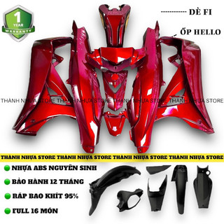 [NEW] Dàn áo Sirius Đỏ Candy phối Đen Ốp Sihello Dè Fi