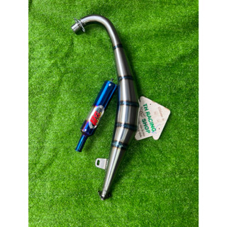 PÔ TĂNG XÌ PO BỤNG SỌC ĐEN KÈM LON R8 AHM TITAN GẮN CÁC DÒNG XE XÌ BO YAZ RAIDER SATRIA NOVA