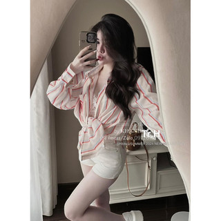 Áo sơmi giấy cn kẻ đỏ hot hit