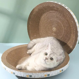 Bàn cào móng cho mèo - bàn cào mèo - bàn cào móng bìa carton tặng kèm catnip