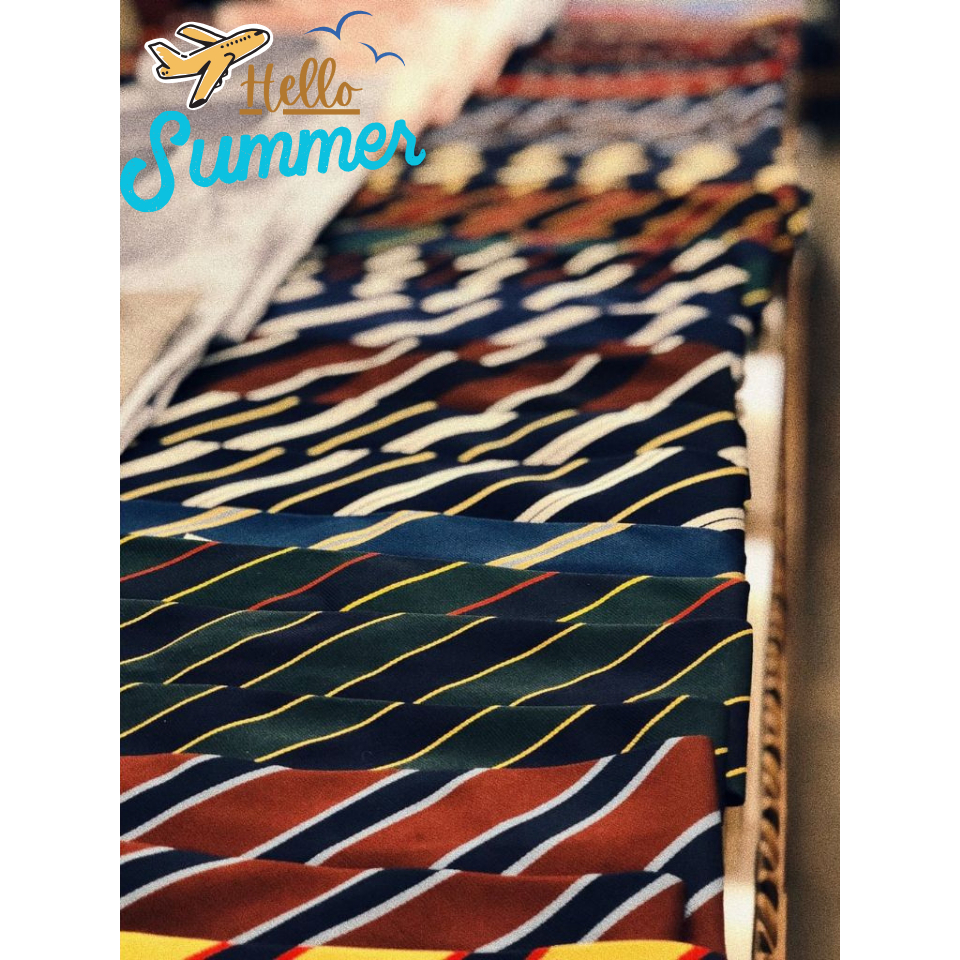 Cà vạt kẻ họa tiết IVY handmade cao cấp style,vintage, công sở Nhật,Hàn - secondhand (2hand) [𝐅𝐑𝐄𝐄 𝐒𝐇𝐈𝐏]