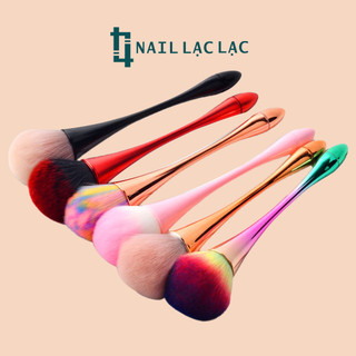 Chổi phủi bụi nail đẹp - Cọ cán dài sang chảnh, lông mềm mượt chuyên dụng