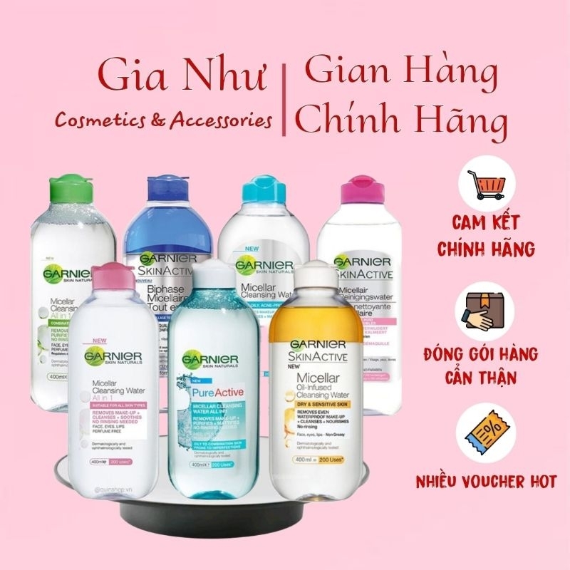 Tẩy trang GARNIER 400ml