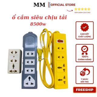 Ổ cắm điện siêu tải, ổ cắm siêu chịu tải 8500w lõi sứ chống cháy