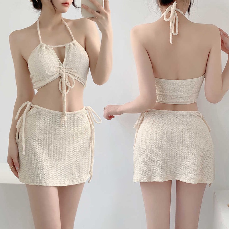 Set Bikini Ba Mảnh phong cách Hàn Quốc, vải mềm, thoáng khí | BigBuy360 - bigbuy360.vn