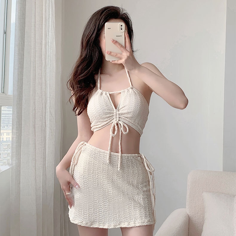 Set Bikini Ba Mảnh phong cách Hàn Quốc, vải mềm, thoáng khí | BigBuy360 - bigbuy360.vn