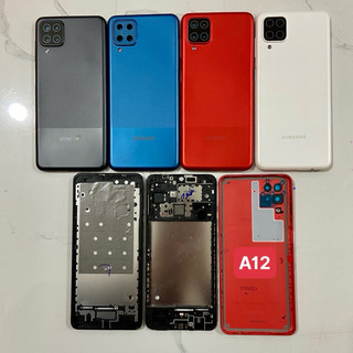 Bộ vỏ samsung A12 zin