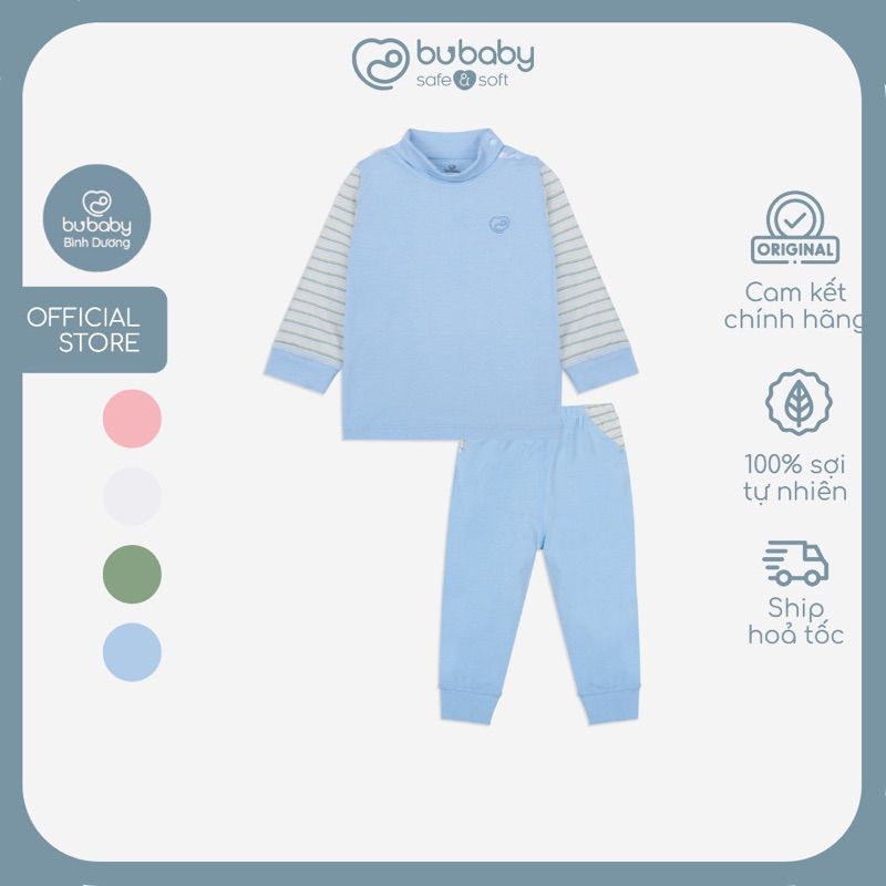 Bộ Bu Baby hoạ tiết dài tay