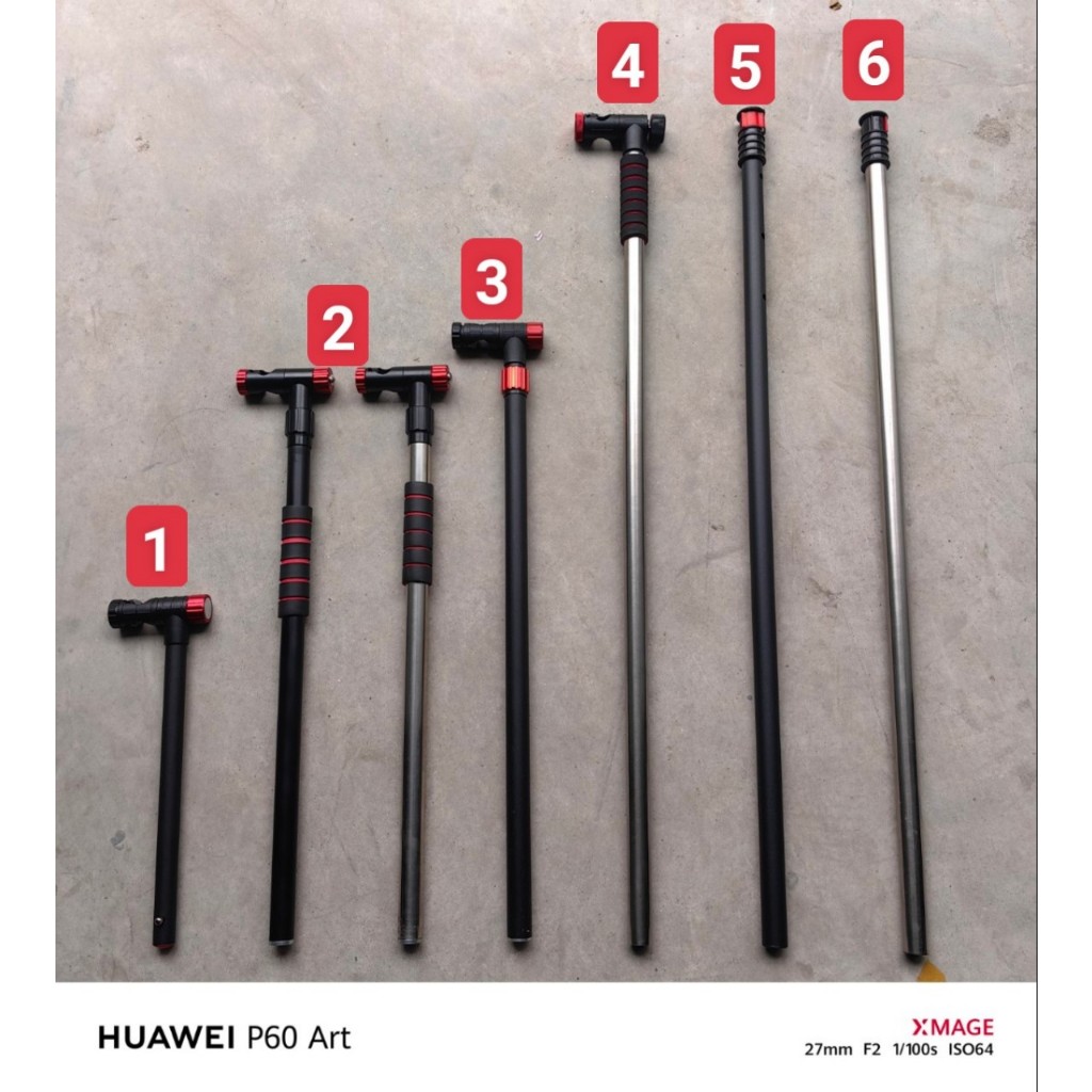 Thân, khớp nối ô xoay 360 độ thu gọn cao cấp, thân khớp nối ô dù câu cá