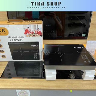Bếp hồng ngoại đơn Fujika, bếp cảm ứng FUJIKA FJ-SV211, mặt kính ceramic chịu lực, chịu nhiệt tốt