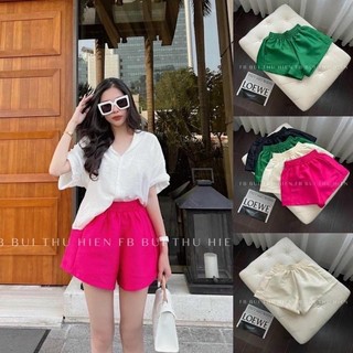 Quần Tacta Phồng, Quần Short Đùi Cạp Cao