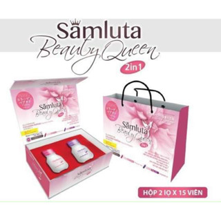 Viên Uống Samluta Beauty Queen - Bổ Sung Glutahione + Collagen Peptide Giúp Da Dẻ Hồng Hào Và Cải Thiện Nội Tiết Tố Nữ
