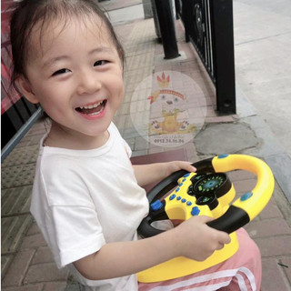 Đồ chơi tập lái💖 𝑭𝑹𝑬𝑬𝑺𝑯𝑰𝑷 💖đồ chơi vô lăng cho bé phát nhạc,đồ chơi lái xe vô lăng xoay 360 độ bé sáng tạo